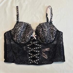 Victoria secret Lightly-Lined Lace-Up Corset